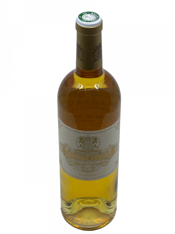 Bordeaux Barsac Sauternes Château Coutet Grand Cru Classé 1855 qualité vin blanc liquoreux sélection pourriture noble vinification composition savoir-faire expression terroir style moderne unique puissance fraîcheur vivacité nervosité tonique pourriture noble vinification complexité aromatique millésime nez bouche attaque finale dégustation note arôme bouquet couleur robe reflets racé fruits frais liqueur agrumes gingembre poire confit texture délicieuse vanille zeste bergamote citron confit figue raisin Corinthe acidulée amande grillée persistance vieillissement fruits exotiques révélation équilibre douceur épice intense minéralité verticalité pureté harmonie naturel