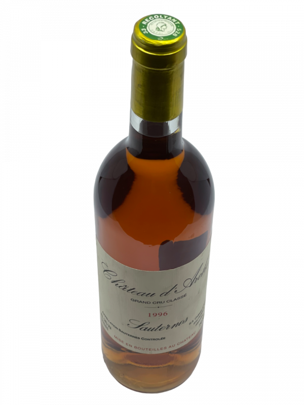 Bordeaux Sauternes Château d’Arche qualité vin blanc liquoreux sélection pourriture noble vinification composition savoir-faire tradition succession expression terroir style puissance fraîcheur pourriture noble vinification complexité aromatique assemblage cépage Sémillon Sauvignon Blanc millésime nez bouche attaque finale note arôme bouquet couleur robe reflets doré brillante paille finesse élégance abricot amande coing mangue acacia mimosa nectar intense puissant onctueux rare palette aromatique complexe magique prêt à boire