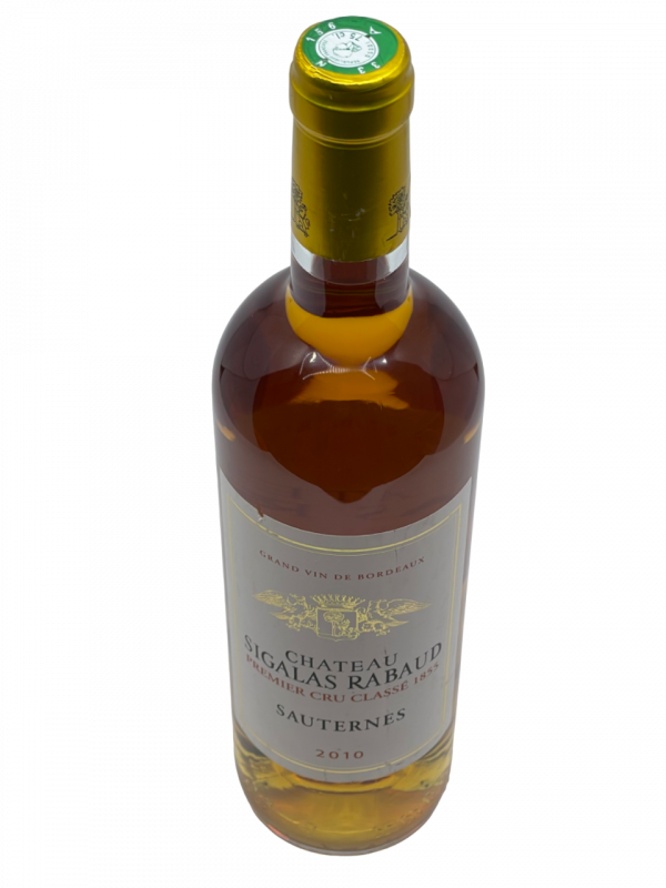 Bordeaux Sauternes Château Sigalas Rabaud Premier Grand Cru Classé 1855 qualité vin blanc liquoreux liqueur fraicheur concentré puissant élégance rare amateur famille propriété tradition savoir-faire domaine pourriture noble vinification composition millésime nez bouche attaque finale note arôme bouquet couleur robe reflets fruits frais agrumes confit texture délicieuse densité combinaison cuvée vieillissement fruits exotiques mangue papaye marmelade confiture gelée orange abricot poire noix immortelle sable oxydatif coing révélation équilibre douceur épice safran intense subtil pamplemousse rose élégance minéral vivacité raffinée potentiel aromatique