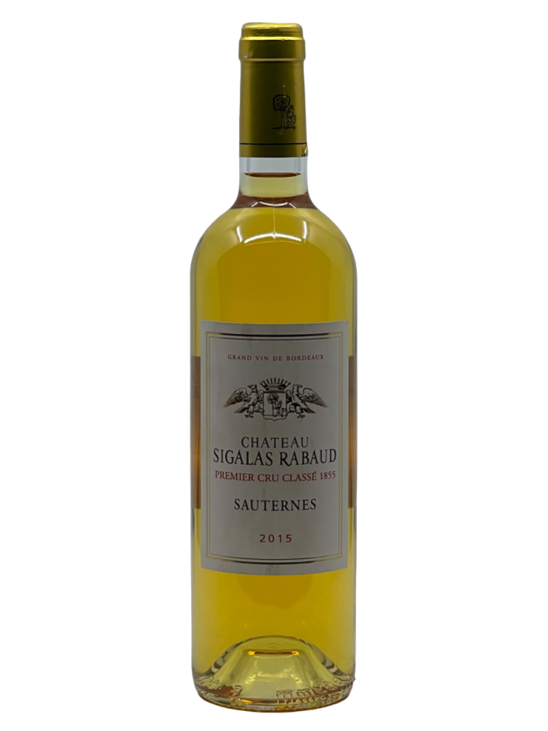 Bordeaux Sauternes Château Sigalas Rabaud Premier Grand Cru Classé 1855 qualité vin blanc liquoreux liqueur concentré puissant élégance rare amateur famille propriété tradition savoir-faire domaine pourriture noble vinification composition millésime nez bouche attaque finale note arôme bouquet couleur robe reflets fruits frais agrumes confit texture délicieuse densité combinaison cuvée vieillissement fruits exotiques mangue papaye marmelade confiture gelée orange coing révélation équilibre douceur épice safran intense minéralité verticalité