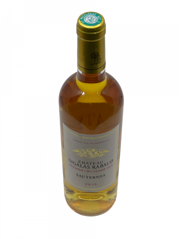 Bordeaux Sauternes Château Sigalas Rabaud Premier Grand Cru Classé 1855 qualité vin blanc liquoreux liqueur concentré puissant élégance rare amateur famille propriété tradition savoir-faire domaine pourriture noble vinification composition millésime nez bouche attaque finale note arôme bouquet couleur robe reflets fruits frais agrumes confit texture délicieuse densité combinaison cuvée vieillissement fruits exotiques mangue papaye marmelade confiture gelée orange coing révélation équilibre douceur épice safran intense minéralité verticalité