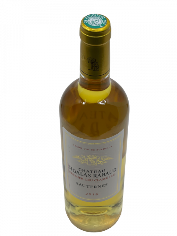 Bordeaux Sauternes Château Sigalas Rabaud Premier Grand Cru Classé 1855 qualité vin blanc liquoreux liqueur fraicheur concentré puissant élégance rare amateur famille propriété tradition savoir-faire domaine pourriture noble vinification composition millésime nez bouche attaque finale note arôme bouquet couleur robe reflets fruits frais agrumes confit texture délicieuse densité combinaison cuvée vieillissement fruits exotiques mangue papaye marmelade confiture gelée orange abricot poire noix immortelle sable oxydatif coing révélation équilibre douceur épice safran intense subtil pamplemousse rose élégance minéral vivacité raffinée potentiel aromatique