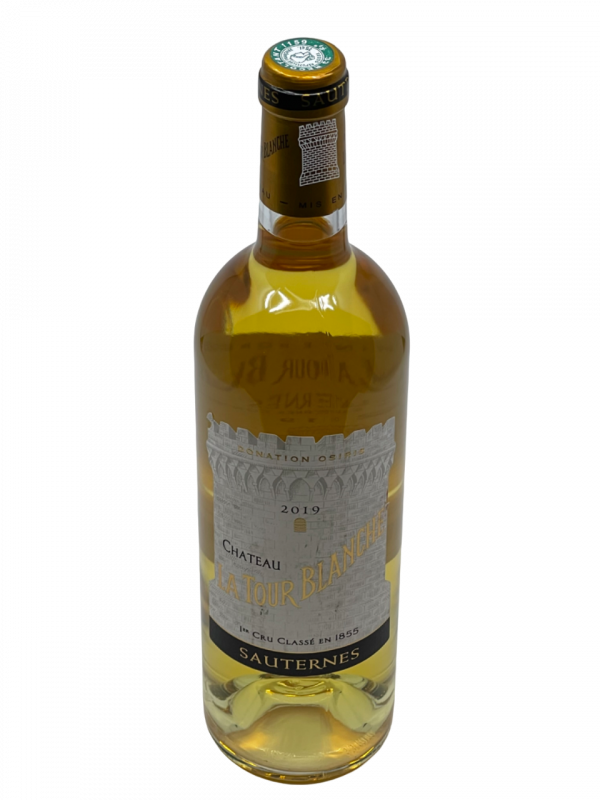 Bordeaux Sauternes Château La Tour Blanche Grand Cru Classé 1855 qualité vin blanc liquoreux sélection pourriture noble vinification composition savoir-faire expression terroir style puissance fraîcheur pourriture noble vinification complexité aromatique millésime nez bouche attaque finale note arôme bouquet couleur robe reflets fruits frais agrumes confit texture délicieuse vanille zeste bergamote citron confit figue raisin Corinthe acidulée amande grillée persistance vieillissement fruits exotiques révélation équilibre douceur épice intense minéralité verticalité