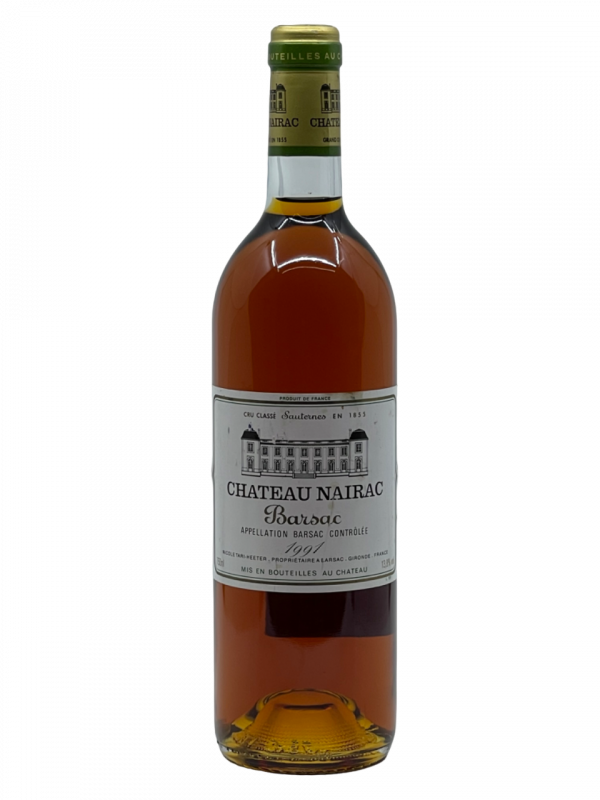 Bordeaux Barsac Sauternes Château Nairac Grand Cru Classé 1855 qualité vin blanc liquoreux sélection pourriture noble vinification composition savoir-faire expression terroir style puissance fraîcheur pourriture noble vinification complexité aromatique assemblage cépage sémillon sauvignon muscadelle millésime nez bouche attaque finale note arôme bouquet couleur palais robe or reflets liqueur riche intense vanille onctueux fruits tropicaux concentré puissant généreux ample richesse vieillissement