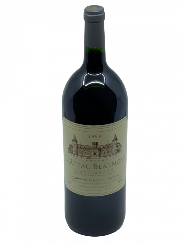 Bordeaux Haut Médoc Cru Bourgeois Château Beaumont histoire terroir tradition vignoble vins rouges classement millésime nez bouche attaque finale note arôme bouquet couleur robe reflets pourpre suave belle intensité promesse fruitée fruits mûrs cerise violette boisé fumé palais élégante volume tanin savoureux fraîche cassis mentholé réussi équilibré