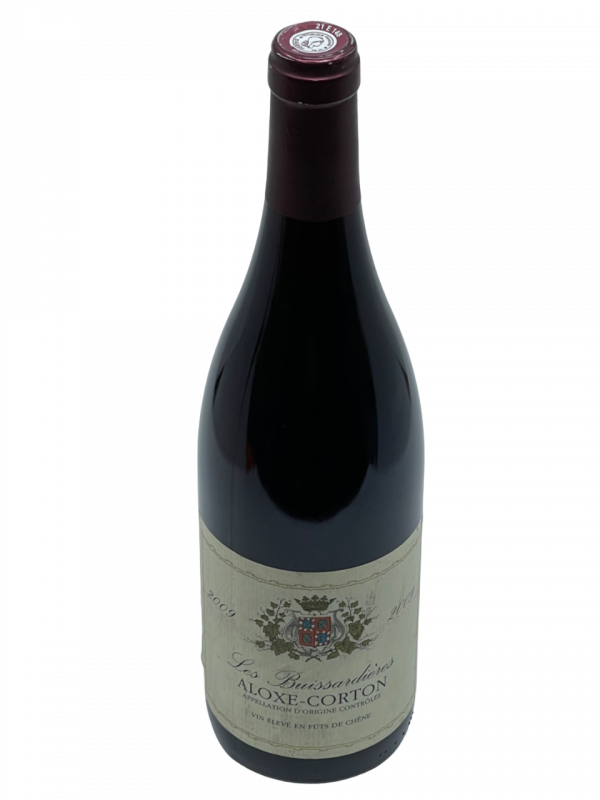 Bourgogne Aloxe Corton Les Buissardières appellation climat Sélection Pierre Laforest grand cru exposition vignoble vigne vin rouge Côte de Beaune Côte de Nuits médaille distinction coteaux maturité apogée vieillissement garde millésime nez bouche attaque finale note arôme bouquet palais couleur robe reflets foncé généreux opulent délicat jardin printanier structurue robuste sensation agréable mâche fruits baies fleurs miel amande grillé cui épice odeurs sous-bois champignon gibier