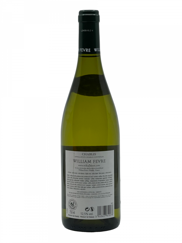 Bourgogne Chablis Domaine william fèvre familial noblesse grand vin blanc vignoble hectare superficie vignes appellation cépage chardonnay millésime nez bouche attaque finale note arôme bouquet couleur robe vieil or reflets émeraude complexe beurre croissant chaud fougère fruits secs miel épice structure harmonie parfaite onctueux caresse remarquable profondeur oxydatif