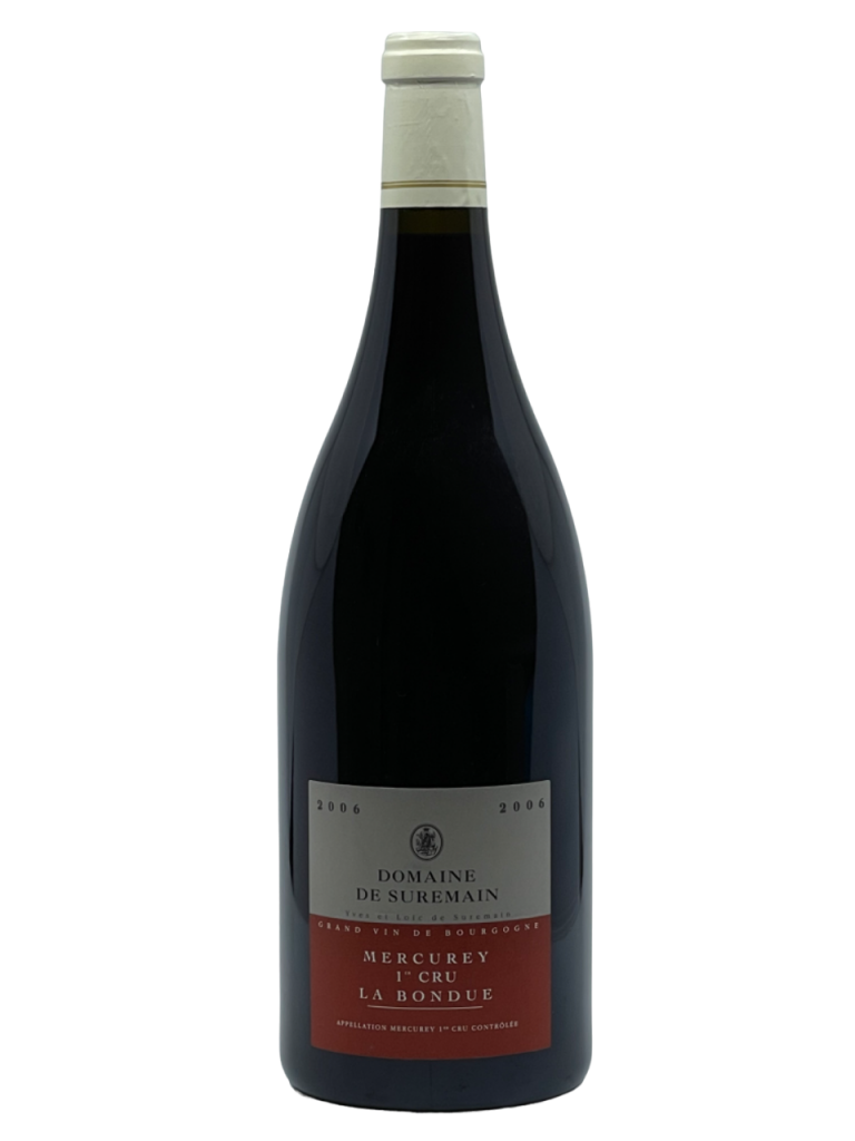 Bourgogne Mercurey Premier Cru La Bondue appellation climat Domaine de Suremain Château Bourgneuf succession génération famille tradition savoir-faire métairie bouteille exploitation viticole élevage vinification vigne vin rouge superficie hectare millésime nez bouche attaque finale note arôme bouquet palais couleur robe reflets rubis framboise palette aromatique pivoine cerise noire tanin enrobé vanille bois matière souple fruité structuré élégant équilibré gourmand