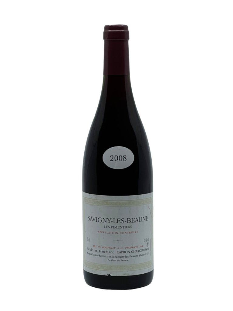 Bourgogne Savigny lès Beaune Les Pimentiers appellation climat Domaine Capron Charcousset Bouze lès Beaune Pommard vigne vin rouge millésime nez bouche attaque finale note arôme bouquet palais couleur robe reflets teinte évolution pêche mûre délicieux parfumé aromatique tanin enrobé élégance