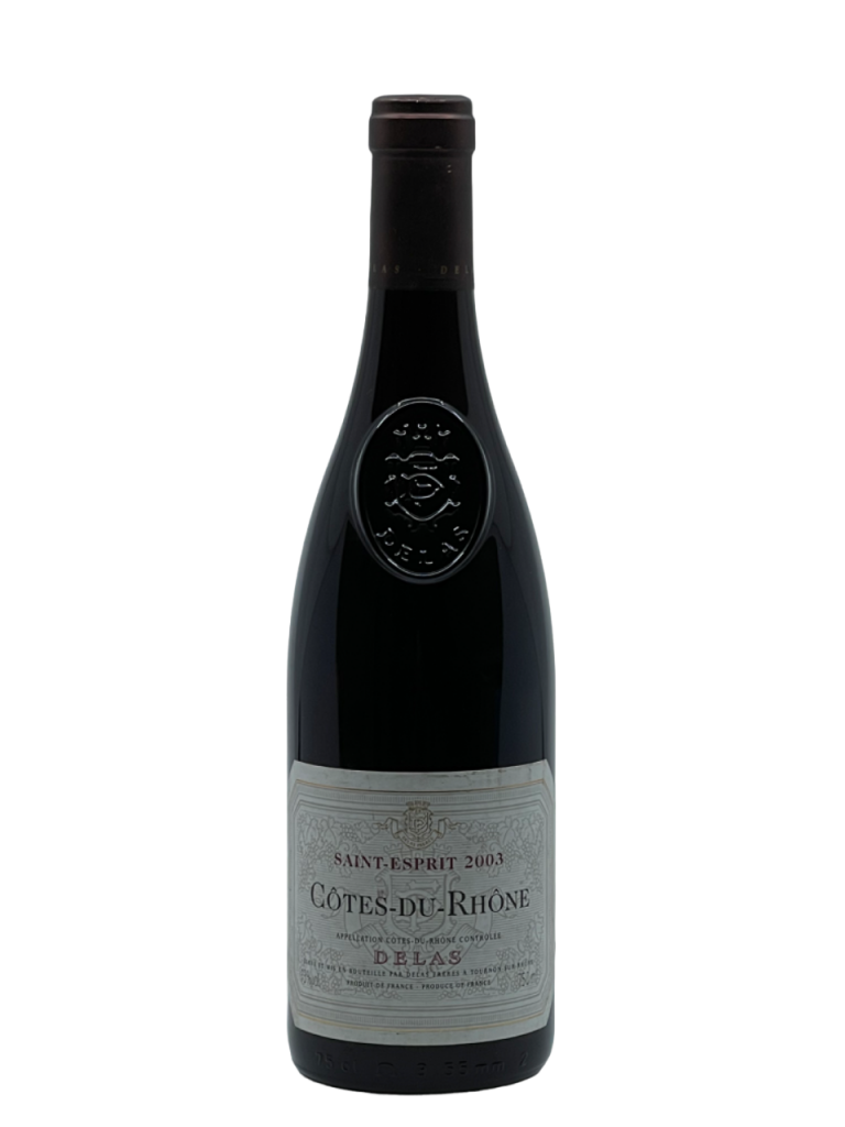 Rhône Côtes du Rhône Maison Delas Frères Champagne Deutz Maison Domaine Propriété Vallée du Rhône qualité investissement renouveau cépage mythique Syrah finesse puissance terroir unique millésime nez bouche attaque finale note arôme bouquet couleur robe reflets envoûtant fruits noirs cerise eau de vie pointe épicée acidité garde vieillissement élevage cuve bois saveur vanille