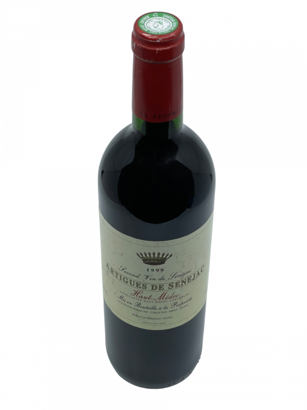 Bordeaux Haut Médoc Artigues de Sénéjac Second Vin Château Sénéjac vignes vin rouge vignoble parcelle sélection vitrine soin millésime nez bouche attaque finale note arôme bouquet palais palette aromatique couleur robe reflets rubis brillant complexe fraîcheur fruits fraise framboise grillée barriquer aération suave franche ample croquant tanin velouté gourmand