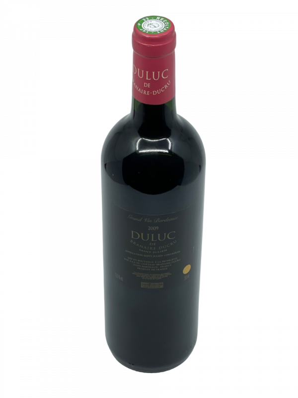 Bordeaux Second Vin Duluc de Branaire Ducru Grand Cru Classé 1855 Château appellation Saint Julien propriété domaine terroir expression rive gauche gironde superbe millésime reconnaissance élégance texture velouté régularité nez bouche finale attaque complexité aromatique pureté savoureux finesse gourmand charme délicat gelée groseille cuir fruits noirs menthol ample rond moelleux tanins enrobé longue belle harmonie