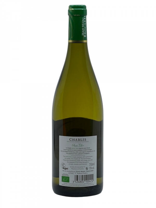 Bourgogne Chablis climat appellation Domaine Jean Marc Brocard propriété vignoble vigne vin blanc tradition histoire savoir-faire environnement agriculture biologique AB respect terroir maitrise qualité voyage sens millésime nez bouche attaque finale note arôme bouquet couleur robe reflets fraîcheur riche unique maturité complexité brillant acacia fruits frais ample saline iodée empreinte caractère vieillissement