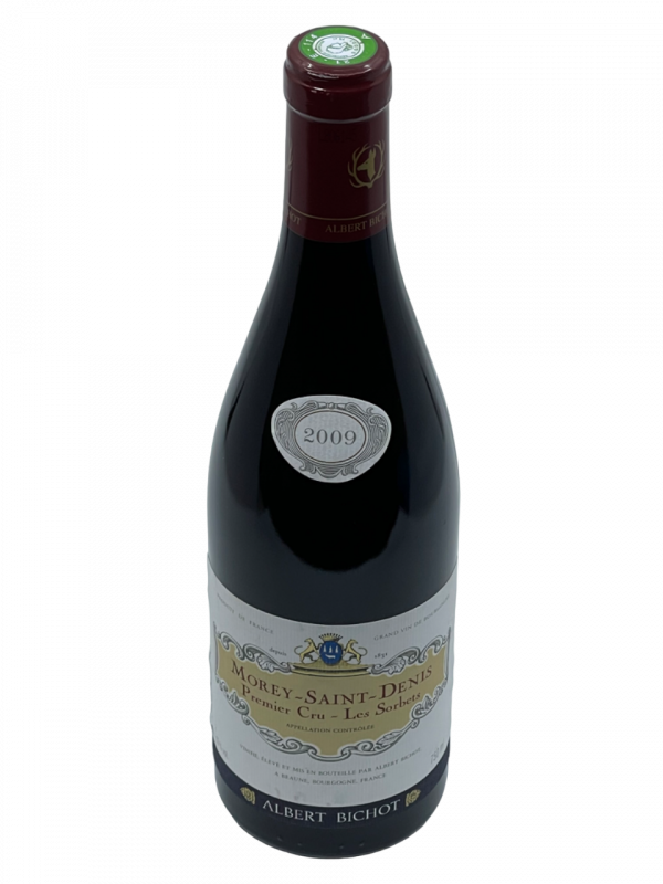 Bourgogne appellation climat Morey Saint Denis premier cru Les Sorbets Albert Bichot vignerons génération succession tradition savoir-faire famille domaine exploitation hectare superficie Côte de Beaune Côte de Nuits gestion domaine parcelle grandes vin rouge complexe ode simple millésime pinot noir cépage atout charmeur nez bouche attaque finale note arôme bouquet couleur robe pourpre reflets violacé richesse puissance structure équilibre tanin acidité harmonieuse persistance aromatique fruits rouges douce épicé dégustation apogée maturité