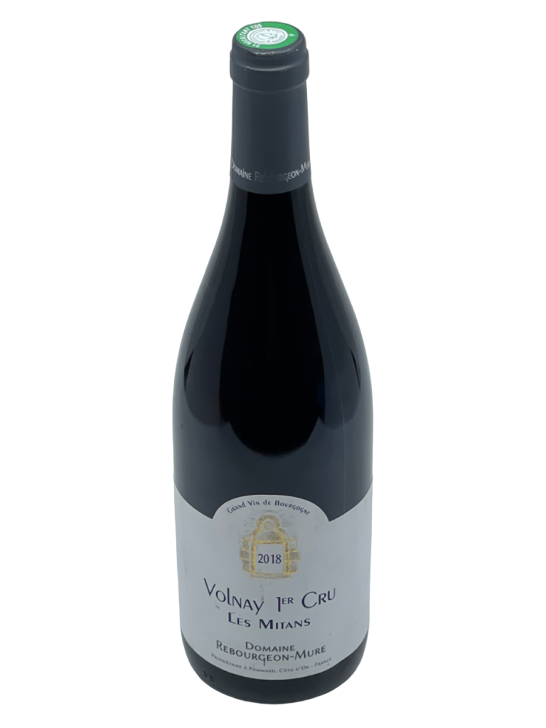 Bourgogne Volnay Premier Cru Les Mitans Domaine Rebourgeon Mure climat appellation personnalité domaine maison propriété vignoble vigne vin rouge millésime nez bouche attaque finale note arôme bouquet couleur robe reflets fraîche maturité complexe structure tanin soyeux palette aromatique vieillissement