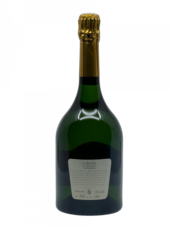 Champagne Comptes Taittinger cuvée fleuron Grand Cru Chardonnay Blanc de Blancs fût de chêne vieillissement intensité magnifique superbe aromatique sensualité étourdissant délicieux ouatée typique grillé dégustation souvenir millésime nez bouche attaque finale note arôme bouquet palais palette aromatique couleur robe reflets arôme raffiné brioche noisette poire reine-claude fleur blanche saveur citron ananas frais voluptueux agrume acidulé longueur finesse