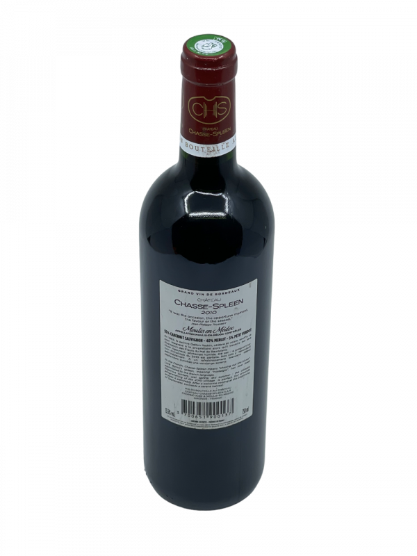 Bordeaux Moulis en Médoc Château Chasse Spleen Grand cru exceptionnel histoire propriété vignoble vin rouge héritage Château Gressier Grand Poujeaux Castaing jacques Meurlaut négociant domaine harmonieux tannique corsé bouqueté grande élégance millésime nez bouche attaque finale note arôme bouquet couleur robe reflets rubis mûr pruneau meilleurs crus