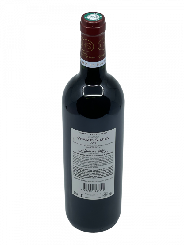 Bordeaux Moulis en Médoc Château Chasse Spleen Grand cru exceptionnel histoire propriété vignoble vin rouge héritage Château Gressier Grand Poujeaux Castaing jacques Meurlaut négociant domaine harmonieux tannique corsé bouqueté grande élégance millésime nez bouche attaque finale note arôme bouquet couleur robe reflets rubis mûr pruneau meilleurs crus