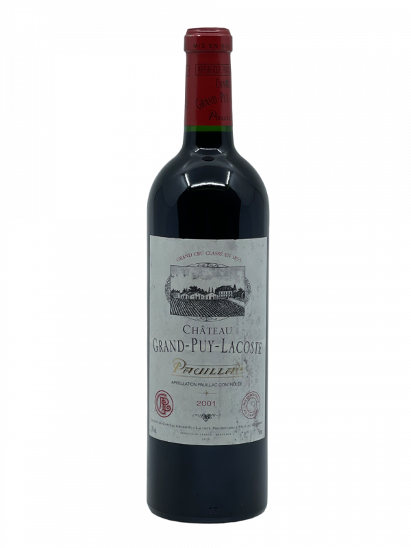 Bordeaux Pauillac 1855 classement Grand Cru Classé château grand puy lacoste propriété illustre réputation grand vin rouge fameux médoc exposition universelle paris concours parfaite garde vieillissement maturité dégustation potentiel perception millésime nez bouche attaque finale note arôme bouquet couleur robe reflets pourpre noire brillant teinte tuilé sublime évolution fruits noirs mûrs cuits sous-bois truffe réglisse cigare feuille tabac complexe délicate structure tannique concentration saveurs torréfaction fraîcheur densité longue subtil poivrée persistance exceptionnelle Parker