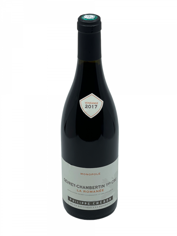 Bourgogne Gevrey Chambertin Premier cru La Romanée Monopole Philippe Chéron Côte de Nuits Domaine du Couvent appellation climat terroir propriété familiale exploitation viticole vinicole vignoble superficie hectare mosaïque parcelle vigne vin rouge exceptionnel Chambolle Musigny Vougeot Vosne Romanée Nuits Saint Georges millésime nez bouche attaque finale note arôme bouquet palais palette aromatique couleur robe reflets fin élégant tanin souple charmeur coloré intense expressif fruits rouges noirs cerise framboise harmonieux réglisse menthol épice douce boisé subtile équilibre parfait fruité complexité touche