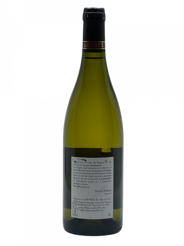 Bourgogne Pernand Vergelesses Les Combottes appellation climat terroir Domaine Arnoux Père et Fils Côte d’Or Chorey lès Beaune histoire familiale art vigne vin blanc génération exploitation essor savoir-faire tradition technologie qualité cépage chardonnay millésime nez bouche attaque finale note arôme bouquet palais couleur robe reflets équilibre maturité fraîcheur élégance diapason scintillante amande fruits blancs agrume boisé noble ample expressif trame minérale superbe mûr dynamique persistance