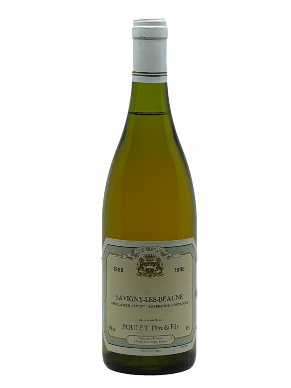 Bourgogne savigny lès beaune appellation climat Domaine Poulet Père & Fils négoce Louis Max vin blanc vignoble terroir vignes cépage chardonnay millésime nez bouche attaque finale note arôme bouquet palais palette aromatique couleur robe reflets jaune laiteux fraîcheur florale minérale vif moelleux harmonie fruits exotiques ananas banane pomme golden fleurs aubépine noisette complexe finesse remarquable gras sincère artifice