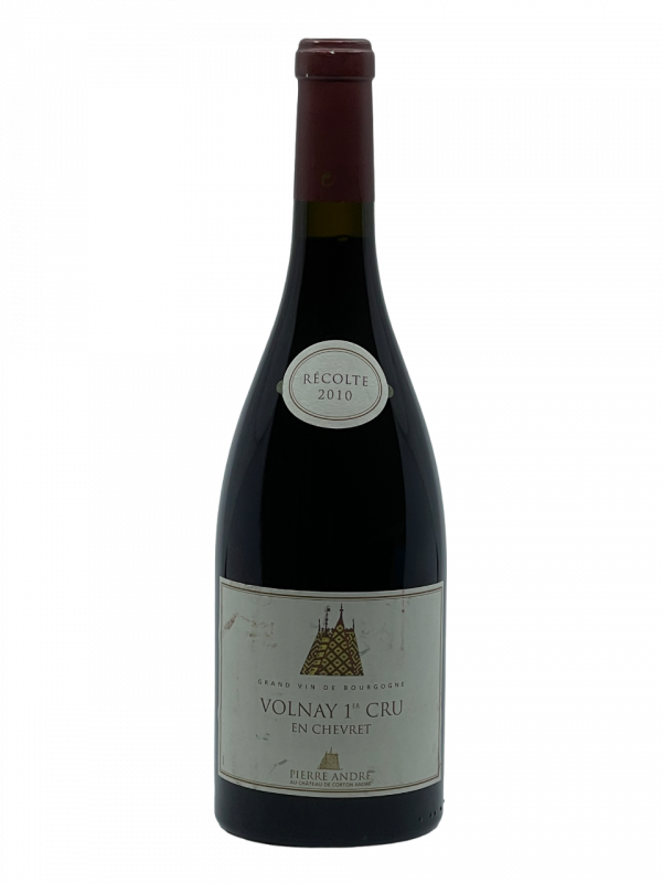 Bourgogne Volnay Premier Cru En Chevret Château Corton Pierre André appellation climat colline superficie hectare vignes vin rouge parcelle raisin terroir connaissance élevage vinification fût de chêne noble barrique panoplie aromatique millésime nez bouche attaque finale note arôme bouquet palais couleur robe reflets couleur carmin cerise burlat griotte cassis mûre menthe sauvage velouté acidité longueur vanille tanin soyeux intense fruits rouges noirs maturité apogée vieillissement garde resplendissant merveille texture dense