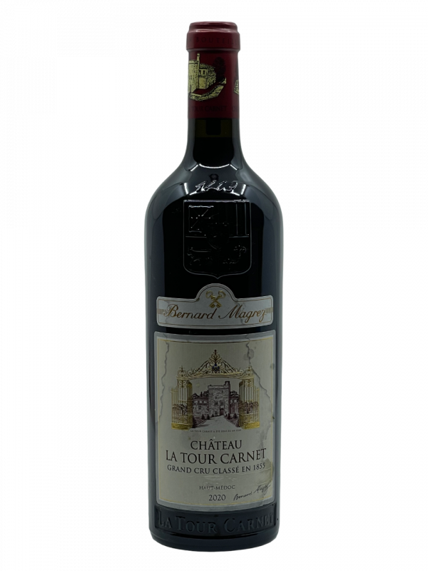 Bordeaux Haut Médoc Château La Tour Carnet Bernard Magrez Saint Julien Gironde bordelais appellation Grand Cru Classé 1855 renouveau impulsion propriétaire armateur Louis Lipschitz vignoble vigne vin rouge replanter restaurer agrandir superficie domaine noblesse illustre millésime nez bouche attaque finale note arôme bouquet palais palette aromatique couleur robe reflets tanin dimensionné pourpre dense graphite bleuet framboise fleur printanière cœur fruit puissance bouche patience révélation vieillissement