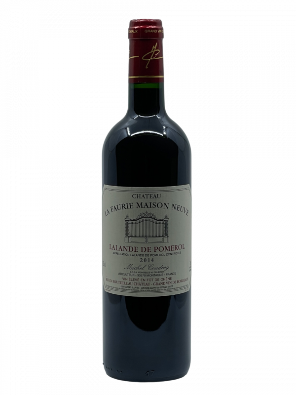 Bordeaux Lalande Pomerol Château La Faurie Maison Neuve Michel Coudroy héritage appellation vignoble vigne vin rouge élaboration superficie hectare superbe millésime nez bouche attaque finale note arôme bouquet couleur robe reflets grenat mauve racé riche charnu finesse élégance fruité compoté gourmande voluptueuse fruits noirs cassis mûre violette prune tanin soyeux épicé