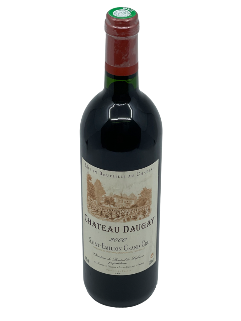 Bordeaux Saint Emilion Grand Cru Château Daugay famille de Boüard vin rouge vignes domaine propriété viticole millésime nez bouche attaque finale note arôme bouquet couleur robe reflets pourpre brillant équilibre parfait enthousiasme griotte cassis pruneau fruité velouté complexe équilibré pureté richesse palais acidité fruité sensation fraîcheur persistance