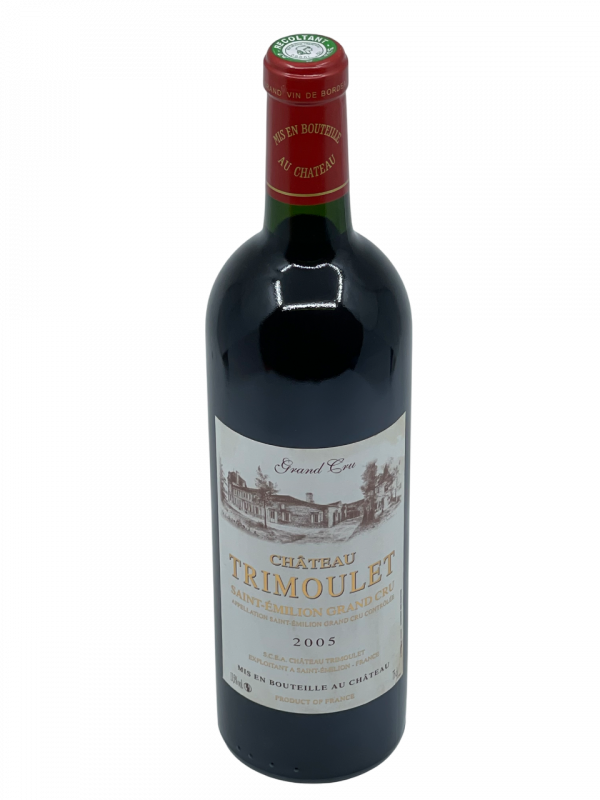 Bordeaux Saint Émilion Grand Cru Classé Château Trimoulet propriété Famille Jean vigne vin rouge vignoble qualité millésime nez bouche attaque finale note arôme bouquet palais palette aromatique couleur robe reflets fruits mûrs cerise griotte eaux de vie boisé complexe noisette grillée réglisse tabac blond suave chaleureux fraîche puissance charpenté tanique promesse élégance potentiel de garde vieillissement maturité