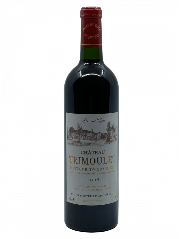 Bordeaux Saint Émilion Grand Cru Classé Château Trimoulet propriété Famille Jean vigne vin rouge vignoble qualité millésime nez bouche attaque finale note arôme bouquet palais palette aromatique couleur robe reflets fruits mûrs cerise griotte eaux de vie boisé complexe noisette grillée réglisse tabac blond suave chaleureux fraîche puissance charpenté tanique promesse élégance potentiel de garde vieillissement maturité