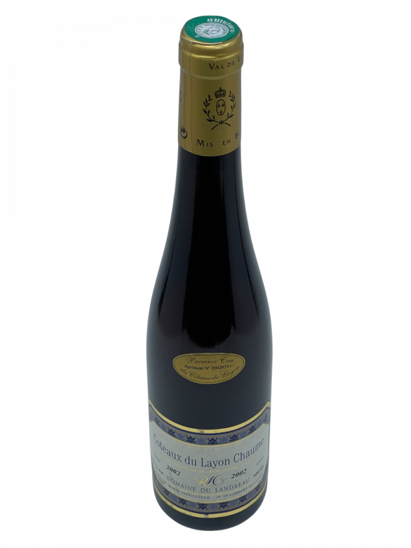 Loire Coteaux du Layon 1er Cru Chaume domaine Landreau vigne vin blanc moelleux Raymond Morin millésime nez bouche attaque finale note arôme bouquet couleur robe reflets jaune doré brillant intense complexe fruits blancs agrumes exotique abricot confit miel amande grillée minéralité forte puissante opulente sensation gras liquoreux modèle équilibre larme vivacité structuré généreux riche fraîcheur