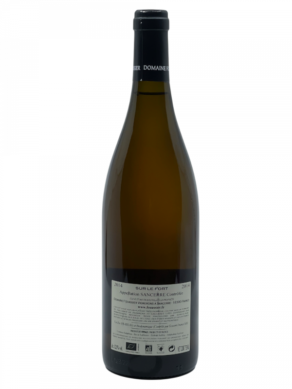 Loire Sancerre Cuvée Sur le Fort domaine fouassier vin biologique biodyvin biodynamie environnement respect terroir cave vigne vin blanc culture artisanale traditionnelle certification génération succession dynamique vignoble hectare cépage sauvignon noble millésime nez bouche attaque finale note arôme bouquet palais palette aromatique couleur robe reflets jaune lumineux brillant exotique mangue miel ample moelleux intense gras étonnant personnalité typique équilibre minéral souplesse remarquable