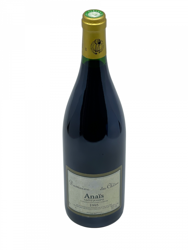 Rhône Saint Joseph Cuvée Anaïs appellation domaine du Chêne terroir condrieu vigne vin rouge millésime nez bouche attaque finale note arôme bouquet couleur robe reflets finesse fruité séducteur sélection vieilles vignes coteau grenat foncé confiture fruits noirs mûrs fumée poivré puissant granit minéral sublime mûre myrtille réglisse épice poivre noir tanin persistance