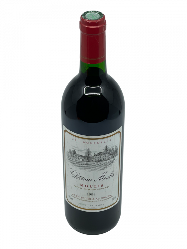 Bordeaux Médoc Moulis Château Moulis appellation grand vin Grand Cru Classé Grand Cru Bourgeois viticole exploitation domaine superficie hectare vignes vin rouge millésime nez bouche attaque finale note arôme bouquet couleur robe reflets finesse énergie équilibre aromatique palette tanin typicité cassis myrtille fleurs séchées figue fer humus truffe attaque douce fraîcheur structure ferme caractère généreux corsé réussite