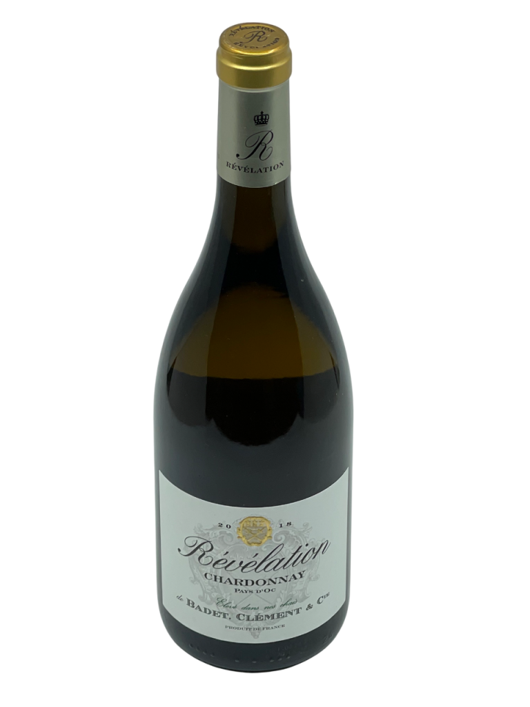 Languedoc Roussillon IGP Pays d’Oc Chardonnay méditerranée Badet Clément & Cie maison domaine négoce cuvée révélation histoire œnologue passion diversité vignoble vigne vin blanc tradition cépage amour innovation région bourgogne vallée du Rhône renouveau caractère personnalité terroir millésime nez bouche attaque finale note arôme bouquet palais palette aromatique couleur robe reflets brioche noisette ananas mûr agrume pomelo complexe riche gras exotique mangue eucalyptus