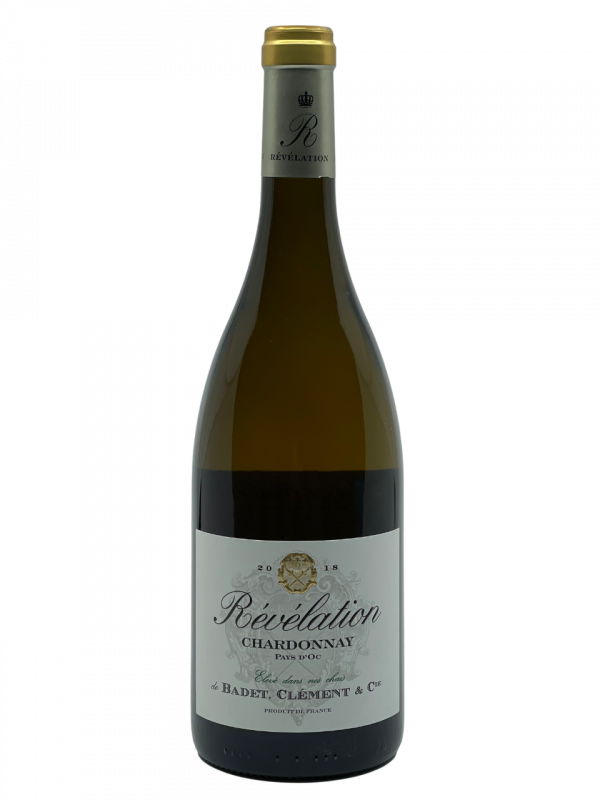 Languedoc Roussillon IGP Pays d’Oc Chardonnay méditerranée Badet Clément & Cie maison domaine négoce cuvée révélation histoire œnologue passion diversité vignoble vigne vin blanc tradition cépage amour innovation région bourgogne vallée du Rhône renouveau caractère personnalité terroir millésime nez bouche attaque finale note arôme bouquet palais palette aromatique couleur robe reflets brioche noisette ananas mûr agrume pomelo complexe riche gras exotique mangue eucalyptus