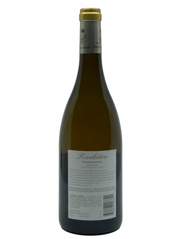 Languedoc Roussillon IGP Pays d’Oc Chardonnay méditerranée Badet Clément & Cie maison domaine négoce cuvée révélation histoire œnologue passion diversité vignoble vigne vin blanc tradition cépage amour innovation région bourgogne vallée du Rhône renouveau caractère personnalité terroir millésime nez bouche attaque finale note arôme bouquet palais palette aromatique couleur robe reflets brioche noisette ananas mûr agrume pomelo complexe riche gras exotique mangue eucalyptus