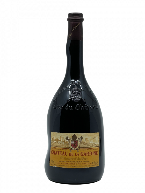 Rhône Rasteau Châteauneuf du Pape appellation domaine familial tradition héritage héritiers génération succession savoir-faire viticole vinicole vigneron vignes vins rouges château Gardine Brunel Saint Roch hectare parcelle superficie propriété célèbre qualité iconique bouteille Gardine production exportation pays nez bouche attaque finale note arôme bouquet couleur robe millésime assemblage cépages grenache syrah élégant opulent riche tanin soyeux longueur persistante signe infaillible qualité potentiel évolution œil belle profonde grenat reflets violets cassis violette mûre réglisse charpentée généreuse évolution complexe cerise clafoutis kirsch fruits noyaux pruneau cuir