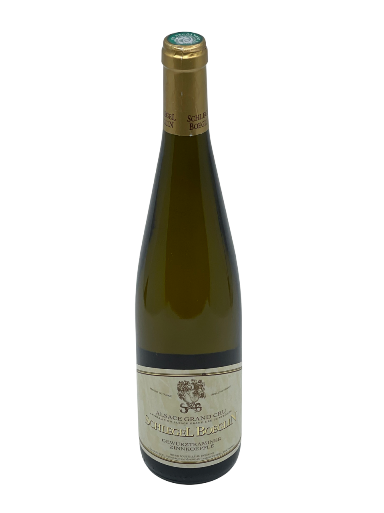 Alsace Grand Cru Zinnkoepflé Gewurztraminer cépage Domaine Schlegel Boeglin vigne vin blanc vignoble Alsacien terroir Vallée Noble expression dynamisme expérience génération savoir-faire tradition famille racine millésime nez bouche attaque finale note arôme bouquet couleur robe reflets dorée palais palette aromatique intense fruits tropicaux litchi mangue épice floral rose gingembre verveine miel fruits mûrs impression richesse onctuosité texture veloutée acidité élégance final équilibre fraîcheur