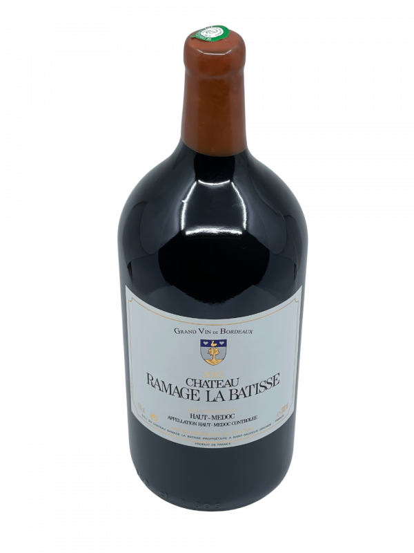 Bordeaux haut médoc cru bourgeois château Ramage la batisse superficie parcelle hectare garenne chartreuse domaine propriété MACIF assurance vigne vin roouge millésime nez bouche attaque finale note arôme bouquet palais palette aromatique couleur robe reflets grenat noir fruits rouges vanille goudron discret texture souple ronde fruité tanin charmeur vendanges mûr longue potentiel garde vieillissement