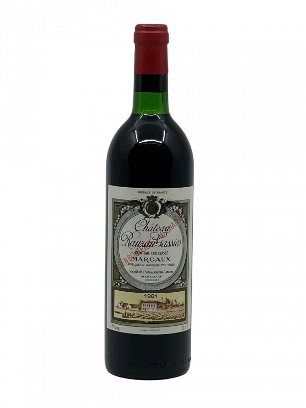 Bordeaux margaux grand cru classé 1855 Château Rauzan Gassies Château Margaux Château Rauzan Ségla Château Bel Orme Tronquoy de Lalande Château Croizet Bages seigneurie domaine vignoble vigne vin rouge négociant révolution propriété héritiers paul quié courtier famille tradition savoir-faire succession génération rachat grande cuvée millésime nez bouche attaque finale note arôme bouquet palais palette aromatique couleur robe reflets élevage minutieux réglisse vanille cannelle cacao truffe temps vieillissement maturité apogée concentration incomparable anthocyane tanin élégant violine noire riche intense