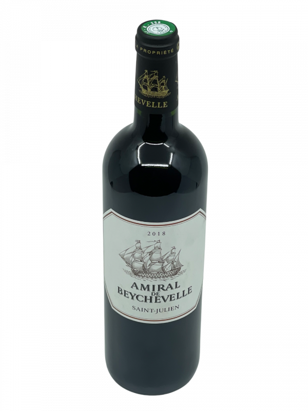 Bordeaux Gironde Saint Julien Beychevelle second vin Amiral de Beychevelle vignoble jeune vigne vin rouge terroir appellation assemblage cépage cabernet sauvignon merlot cabernet franc petit verdot millésime nez bouche attaque finale note arôme bouquet palais palette aromatique couleur robe reflets puissance équilibre volume fruits rouges noirs épicé révélation tanin fondu potentiel garde vieillissement anoblir cave
