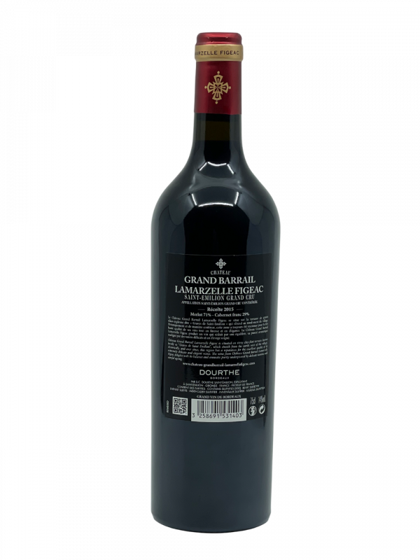Bordeaux appellation saint émilion grand cru classé Château Grand Barrail Lamarzelle Figeac cheval blanc château figeac exploitation célèbre valeur vignoble Dourthe vigne vin rouge bijou technologie savoir-faire assemblage cépage cabernet franc millésime nez bouche attaque finale note arôme bouquet palais palette aromatique couleur robe reflets rubis élégance finesse distinction pureté délicat tanin élevage soin violette originalité équilibre frais savoureux