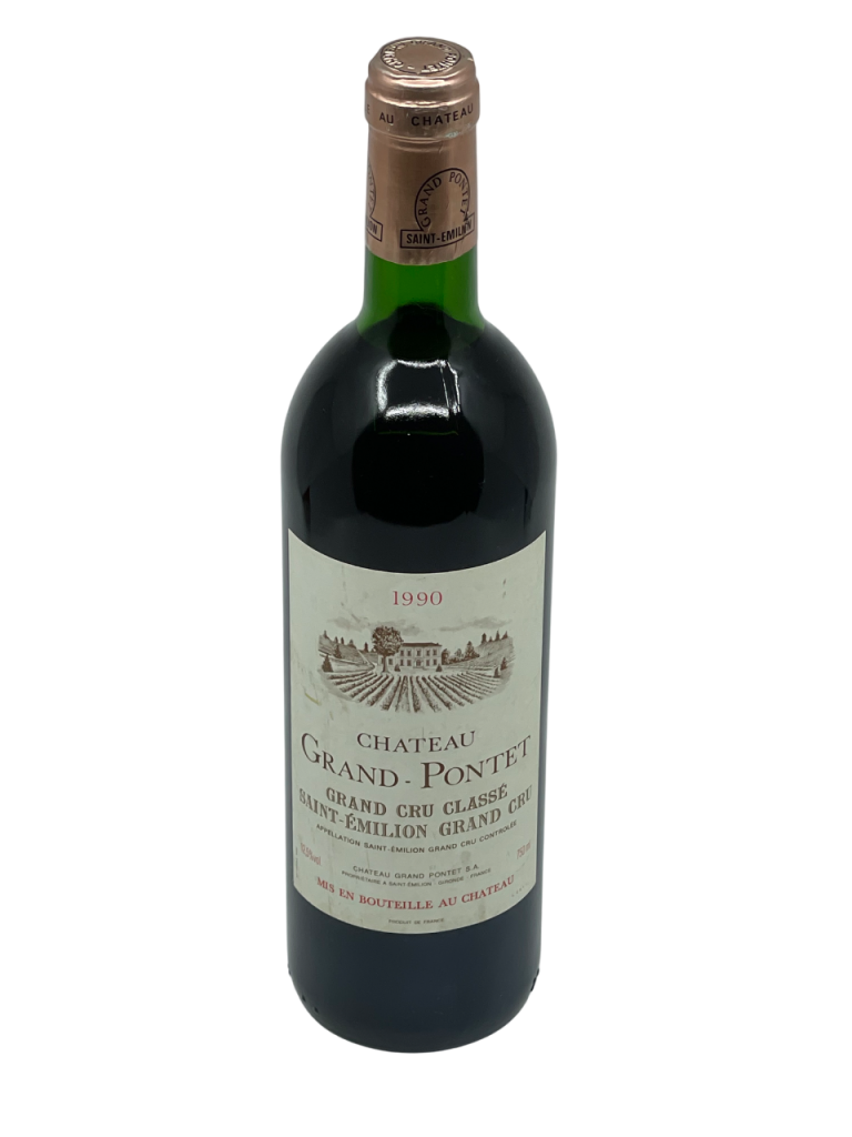 Bordeaux Saint Émilion Grand Cru Classé appellation classification château grand pontet domaine propriété société familiale négoce Barton & Guestier Sylvie Pourquet-Bécot millésime historique vin rouge exceptionnel expérience sensorielle inoubliable nez bouche attaque finale note arôme bouquet palais palette aromatique couleur robe reflets rubis complexe intense fruits noirs frais prune mûre réglisse épice tabac raffinée caresse structure tannique soyeuse longueur minérale finesse garde vieillissement parker