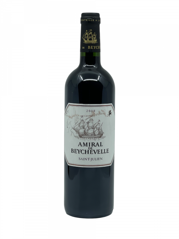 Bordeaux Gironde Saint Julien Beychevelle second vin Amiral de Beychevelle vignoble jeune vigne vin rouge terroir appellation assemblage cépage cabernet sauvignon merlot cabernet franc petit verdot millésime nez bouche attaque finale note arôme bouquet palais palette aromatique couleur robe reflets puissance équilibre volume fruits rouges noirs épicé révélation tanin fondu potentiel garde vieillissement anoblir cave
