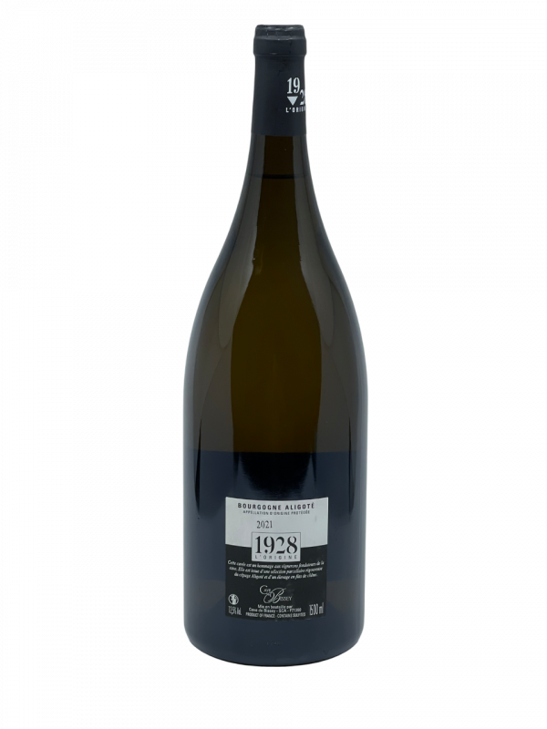 Bourgogne aligoté appellation régionale climat cave de bissey cuvée 1928 authenticité qualité savoir-faire tradition innovation œnologique production vigne vignoble vin blanc millésime nez bouche attaque finale note arôme bouquet palais palette aromatique couleur robe reflets or pâle intense pain toasté agrume minéralité harmonieux complexe fruits mûrs beurre citron vert fleurs sureau