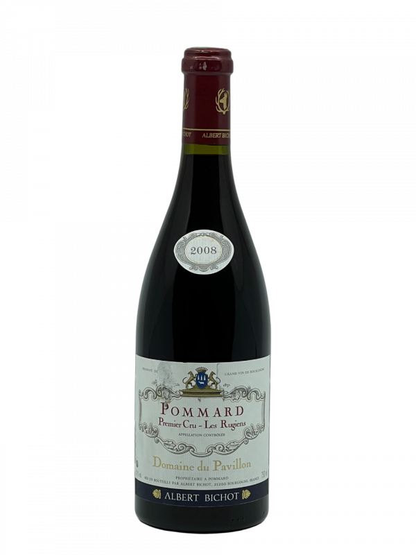 Bourgogne appellation climat Pommard premier cru les rugiens Domaine du Pavillon Albert Bichot vignerons génération succession tradition savoir-faire héritage famille domaine exploitation hectare superficie Côte de Beaune Côte de Nuits domaine terroir parcelle cuverie cave émotion philosophie émotion grand vin rouge complexe prestigieux millésime pinot noir cépage nez bouche attaque finale note arôme bouquet couleur robe reflets fruits rouges noirs cassis framboise intensité complexe épice cire cuir café richesse puissance structure équilibre tanin acidité harmonieuse persistance apogée maturité potentiel garde