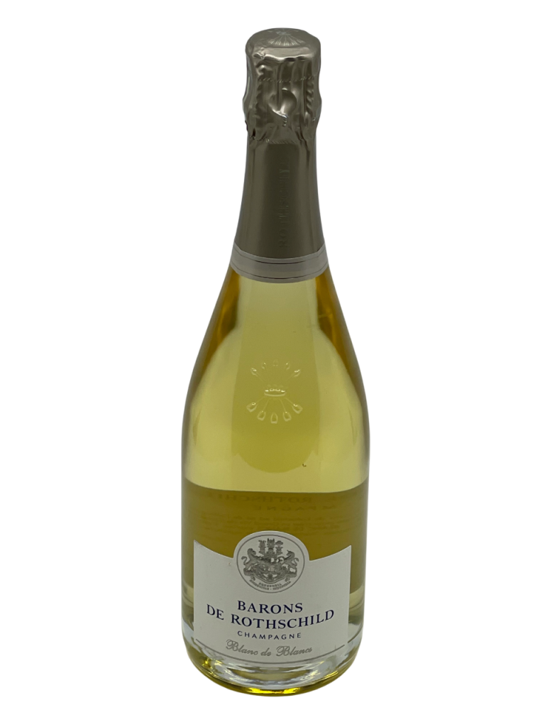 Champagne maison blanc de blancs barons rothschild création famille alliance château lafite magnifique majestueux terroir qualité art de vivre expression audace style sublime assemblage cépage chardonnay vin blanc effervescent mousse finesse élégance millésime nez bouche attaque finale note arôme bouquet palais palette aromatique couleur robe reflets pureté dosage équilibre vieillissement